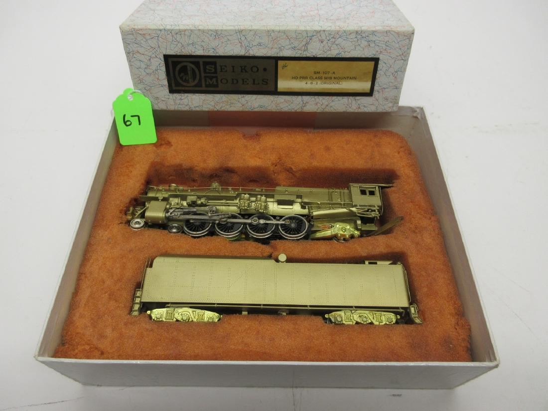 GEM SEIKO MODELS PRR 4-8-2 LOCO AND TENDER HO SCALE: GEM SEIKO MODELS PRR 4-8-2 LOCO AND TENDER HO SCALE EXCELLENT CONDITION FOAM BOXINSERT CRUMBLING