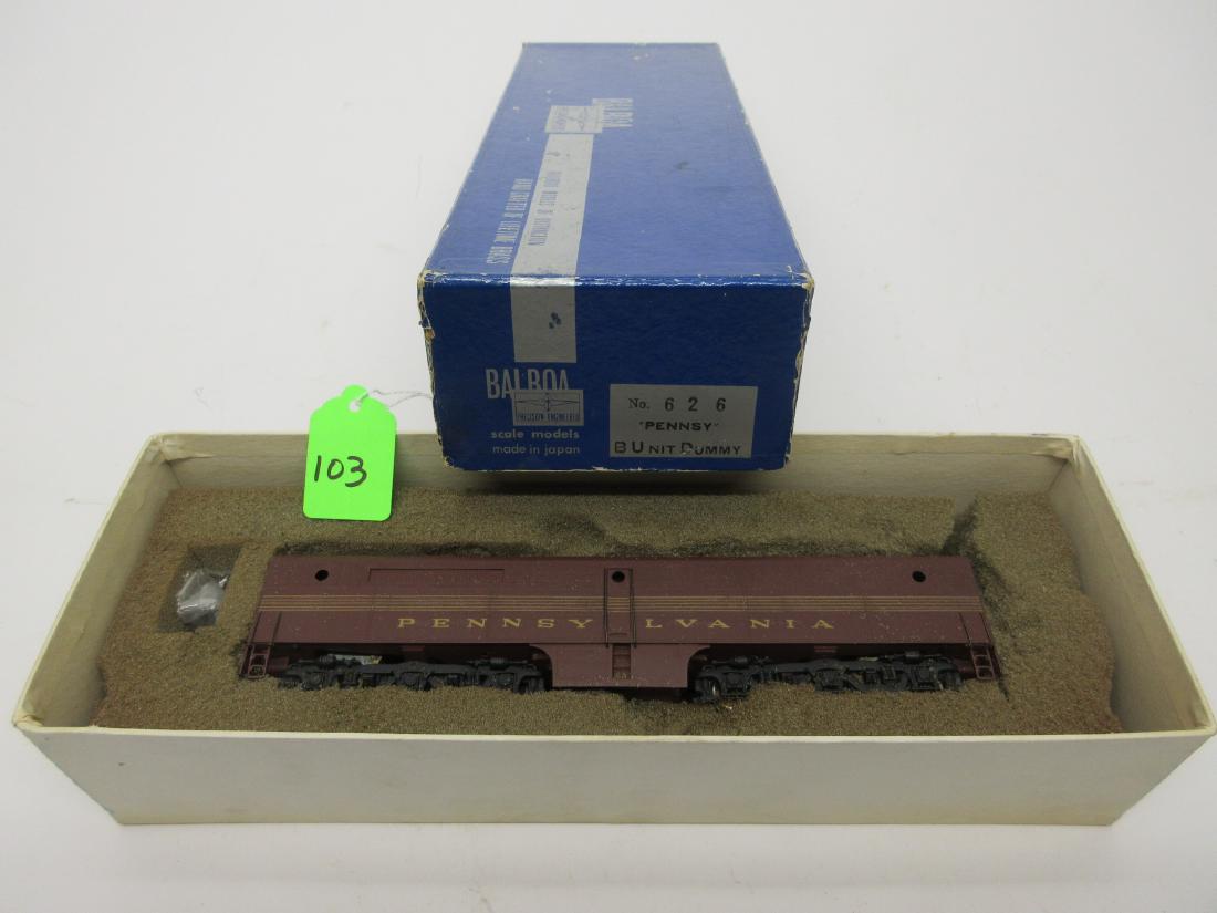 BALBOA PRR B UNIT FACTORY PAINTED EXCELLENT CONDITION: BALBOA PRR B UNIT FACTORY PAINTED EXCELLENT CONDITION BOX INSERT CRUMBLING