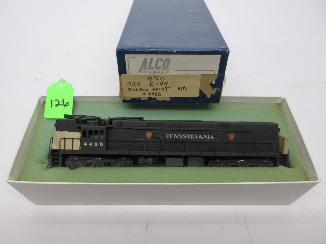 ALCO MODELS BRASS CUSTOM PAINTED PRR E-44 #4066: ALCO MODELS BRASS CUSTOM PAINTED PRR E-44 #4066 EXCELLENT CONDITION