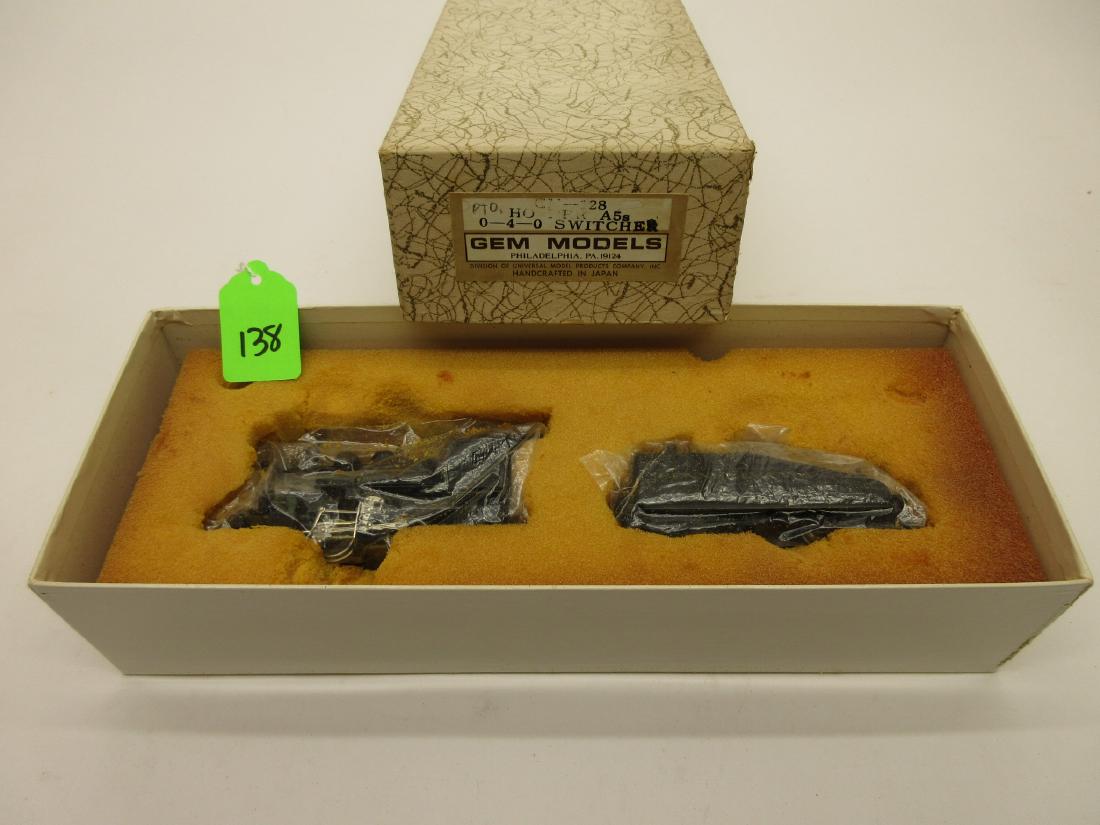 GEM MODELS BRASS PRR 0-4-0 A5A STEAM SWITCHER OB HO: GEM MODELS BRASS PRR 0-4-0 A5A STEAM SWITCHER OB HO EXCELLENT CONDITION FOAM BOX INSERT IS CRUMBLING