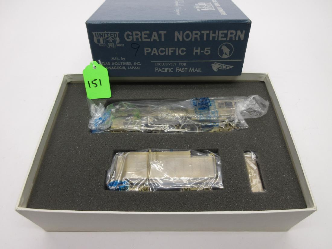 UNITED PFM GREAT NORTHERN 4-6-2 H-5 UNPAINTED OB: UNITED PFM GREAT NORTHERN 4-6-2 H-5 UNPAINTED OB LIKE NEW IN BOX