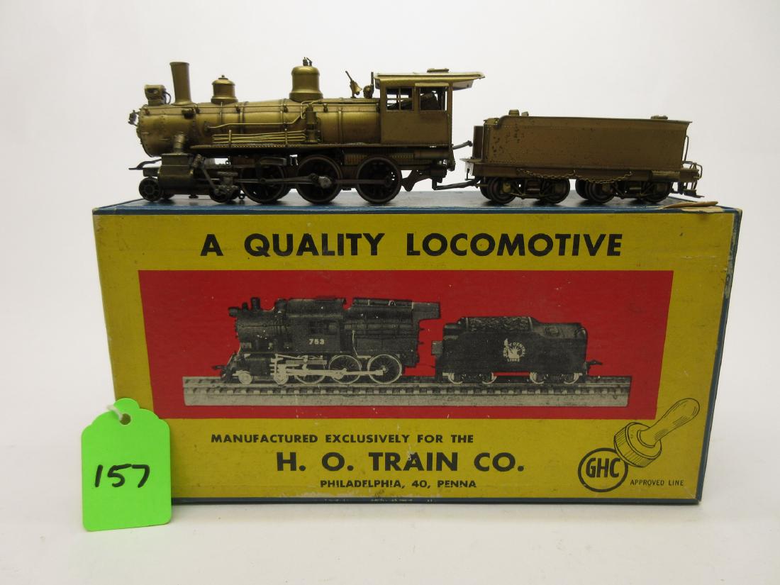 OLYMPIA BRASS 4-6-0 MISSING PILOT BROKEN SIDE RODS: OLYMPIA BRASS 4-6-0 MISSING PILOT BROKEN SIDE RODS NO ORIGINAL BOX UNPAINTED