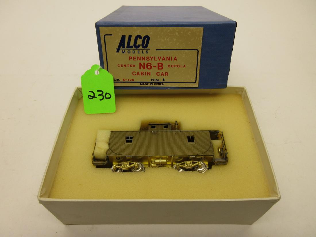 ALCO MODELS BRASS PRR N-6B UNPAINTED MINT IN BOX: ALCO MODELS BRASS PRR N-6B UNPAINTED MINT IN BOX CAT X-126