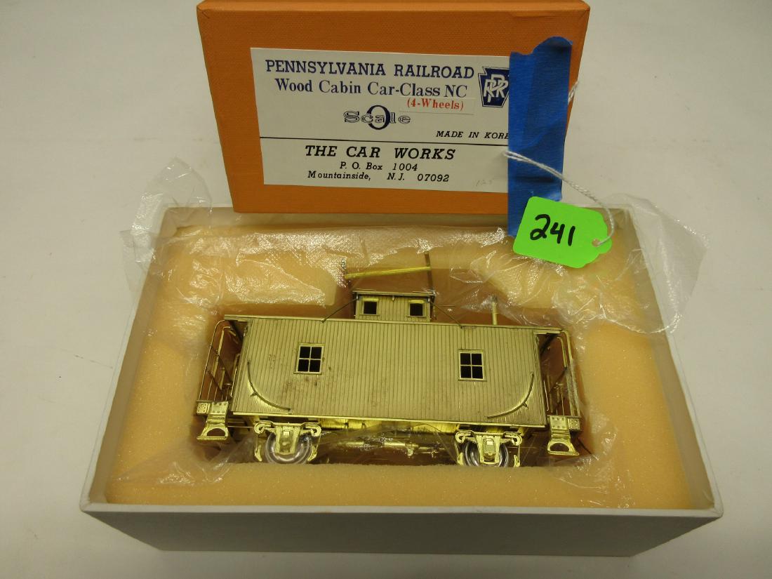 O SCALE BRASS PRR WOOD CABIN CAR CLASSICS CABOOSE OB: O SCALE BRASS PRR WOOD CABIN CAR CLASSICS CABOOSE OBUNPAINTED LOI9KE NEW IN BOX
