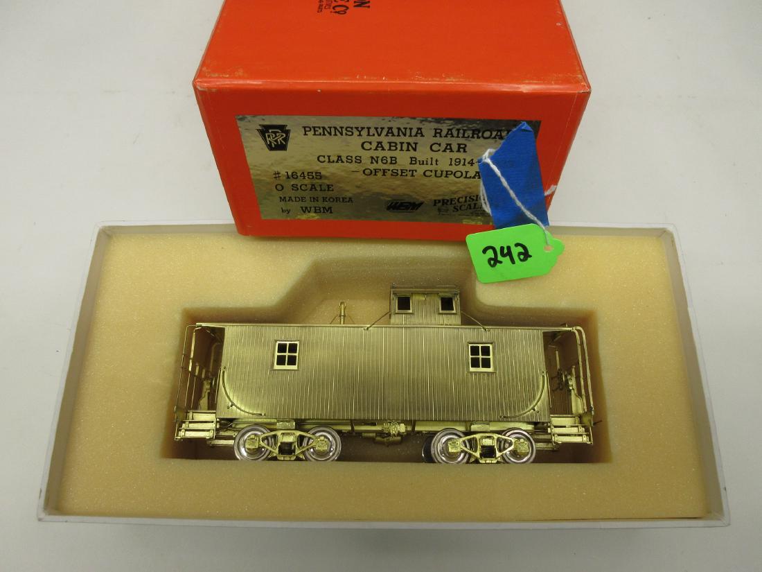 O SCALE BRASS PRECISION SCALE PRR CABIN CAR N6B OB: O SCALE BRASS PRECISION SCALE PRR CABIN CAR N6B OB LIKE NEW IN ORIGINAL BOX