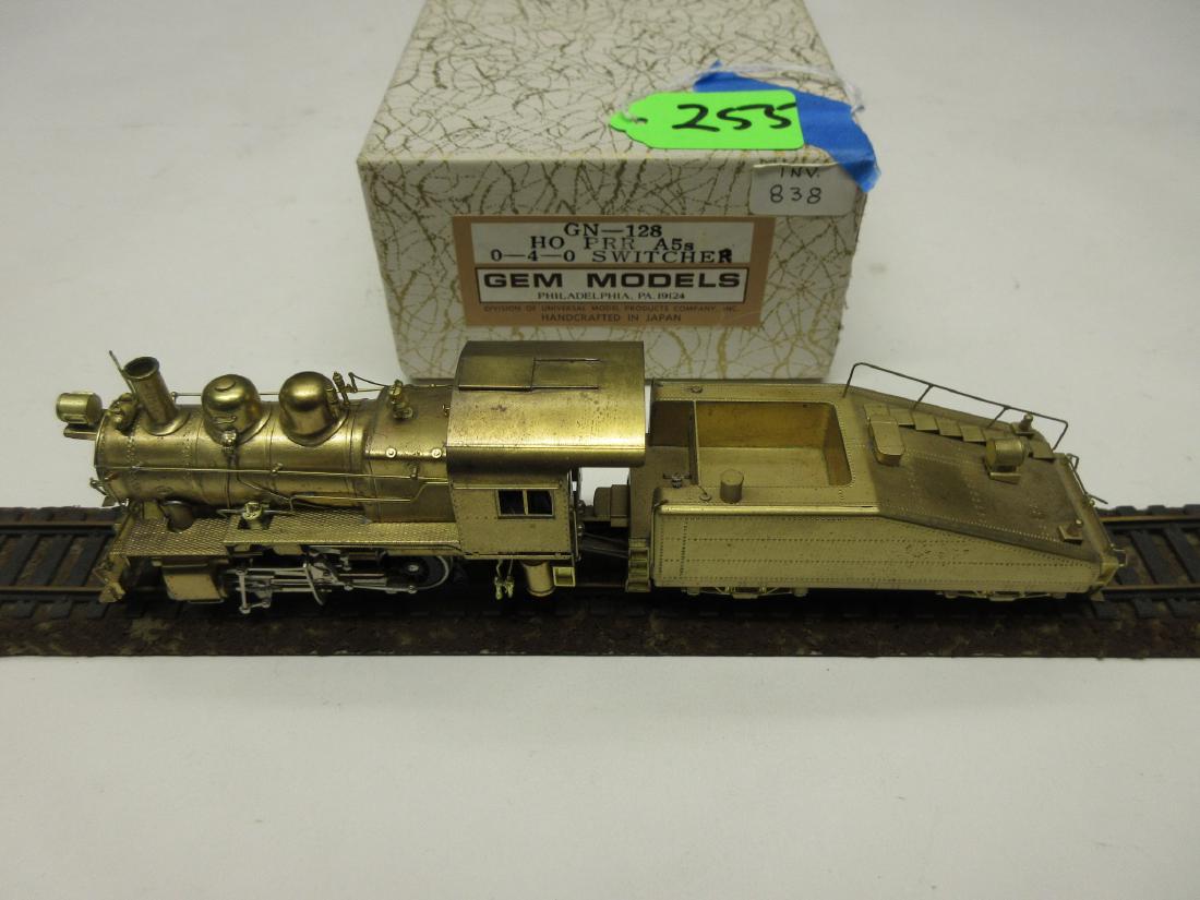 GEM MODELS BRASS HO SCALE 0-4-0 A5A STEAM SWITCHER OB: GEM MODELS BRASS HO SCALE 0-4-0 A5A STEAM SWITCHER OB COMPLETE EXCELLENT CONDITION HAS ORIGINAL BOX BUT NO INSERT