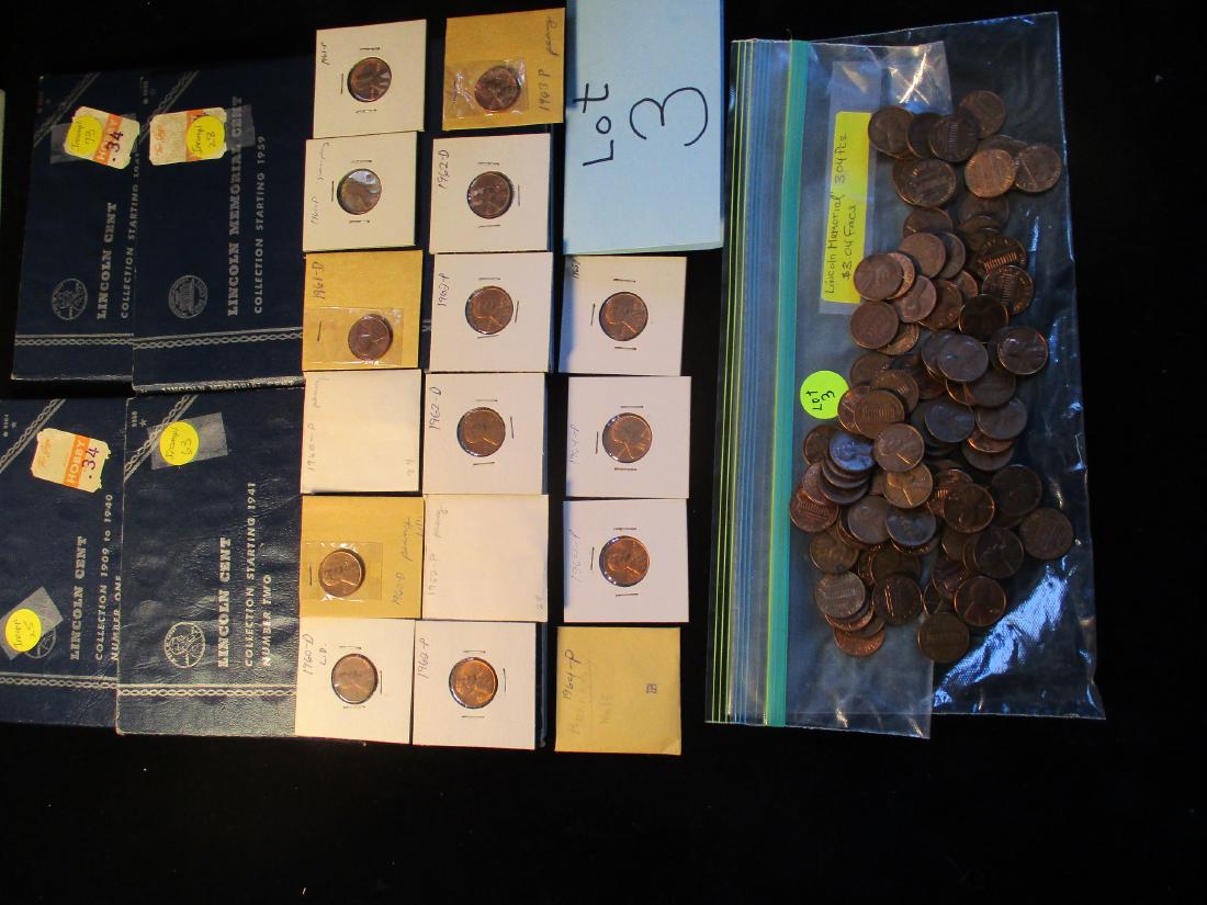 $3.04 Lincoln Memorial Cents, 4 Books Incomplete (1 of 7)