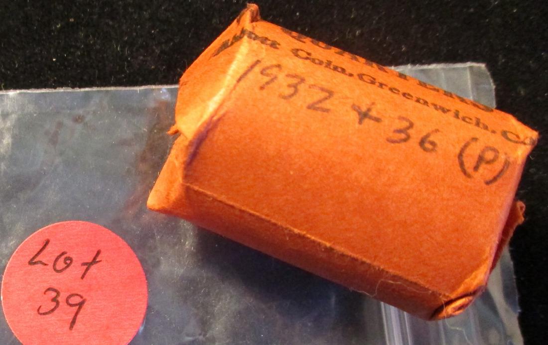 $5 Roll Washington Quarters 1932, 1936p (1 of 1)