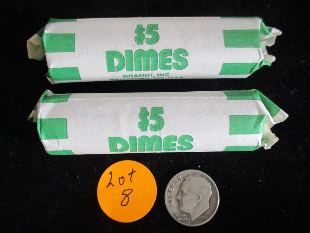 2 Rolls Silver Dimes (1 of 1)