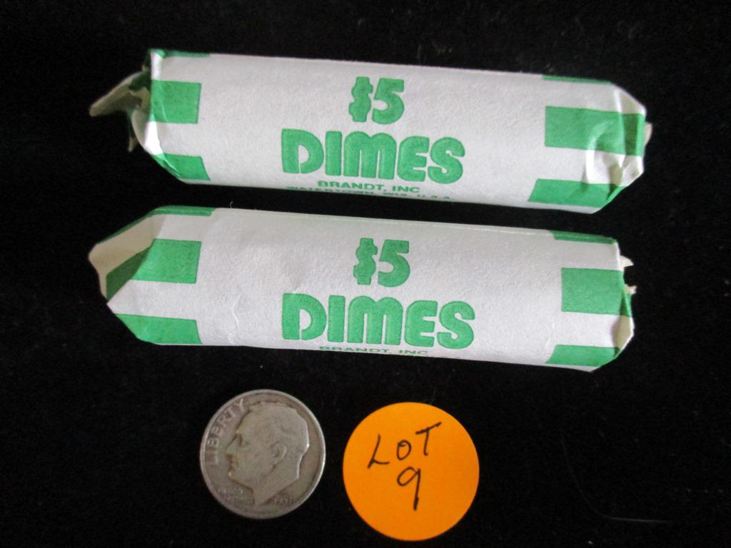 2 Rolls Silver Dimes (1 of 1)