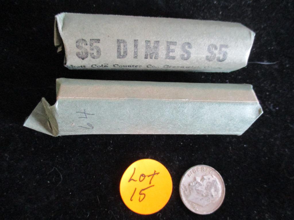 2 Rolls Silver Dimes (1 of 1)