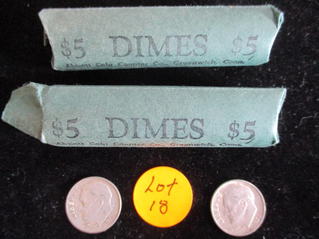 2 Rolls Silver Dimes (1 of 1)