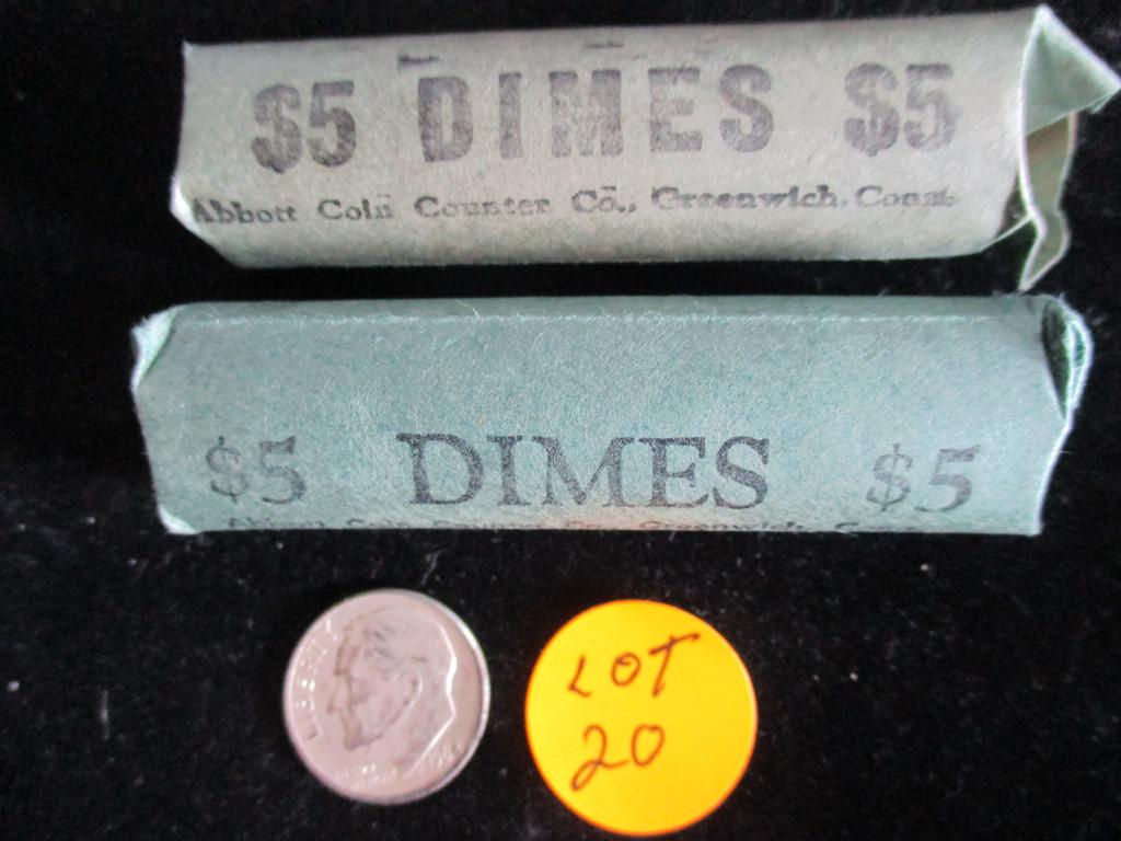 2 Rolls Silver Dimes (1 of 1)