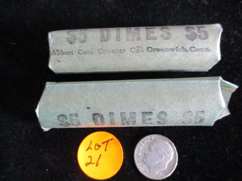 2 Rolls Silver Dimes (1 of 1)