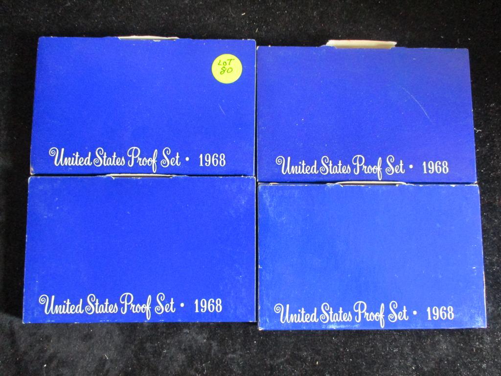 4PC 1968 U.S. Proof Sets (1 of 1)