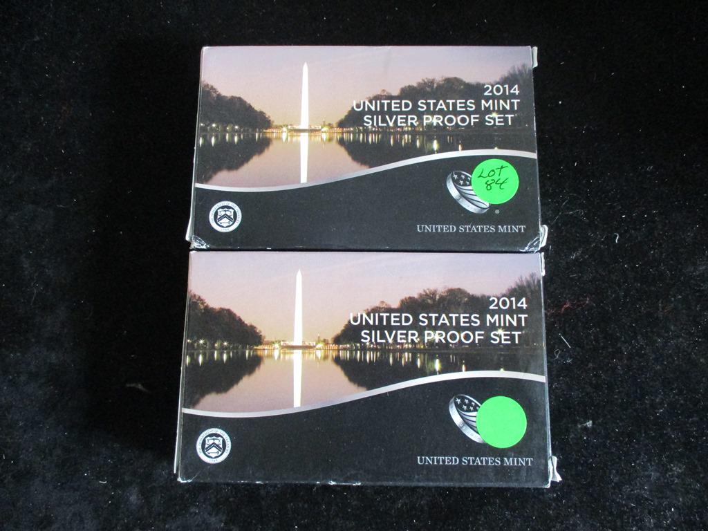 2PC U.S. Mint Silver Proof Sets 2014 (1 of 1)