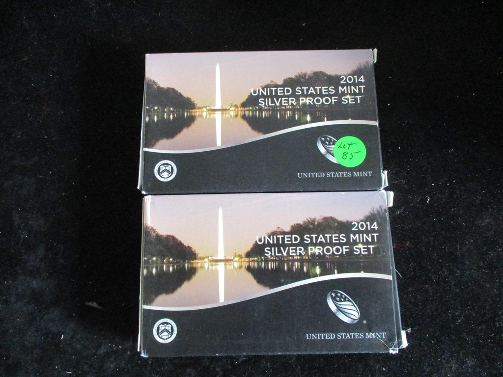 2PC U.S. Mint Silver Proof Sets 2014 (1 of 1)