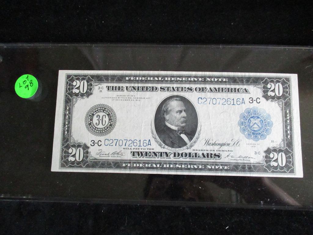 1914 20 Dollar Note (1 of 2)