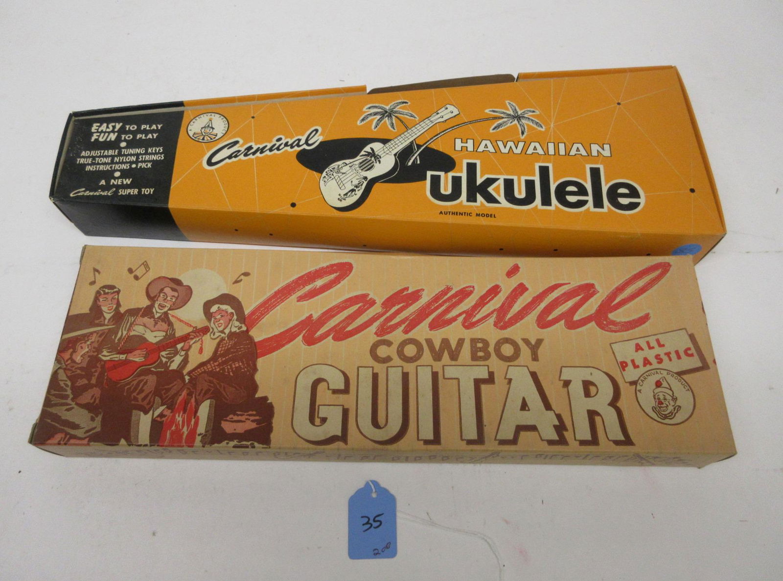 CARNIVAL COWBOY GUITAR & UKULELE BOTH OB (1 of 2)