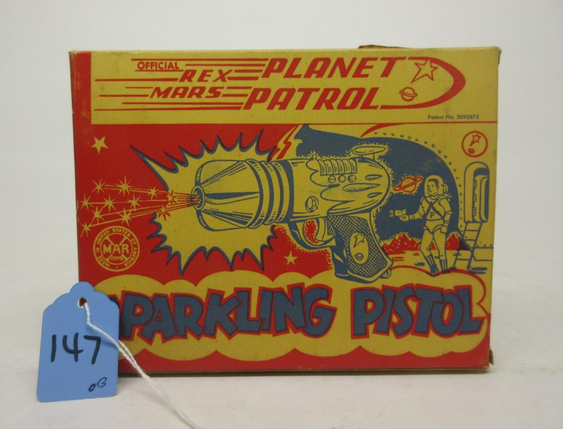 REX MARS PLANST PATROL PISTOL IN ORIG BOX: REX MARS PLANST PATROL PISTOL IN ORIG BOX