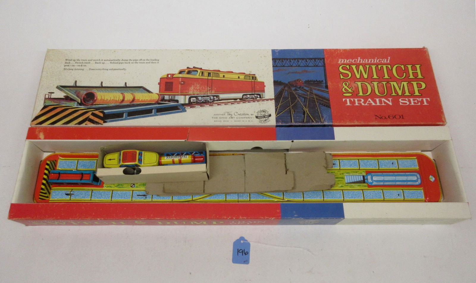 OHIO ART SWITCH & DUMP TRAIN SET OB (1 of 1)