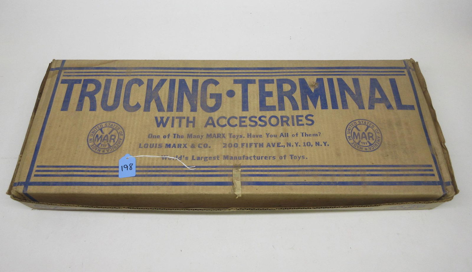 MARX TIN TRUCKING LITHO PLAY SET IN OB (1 of 10)