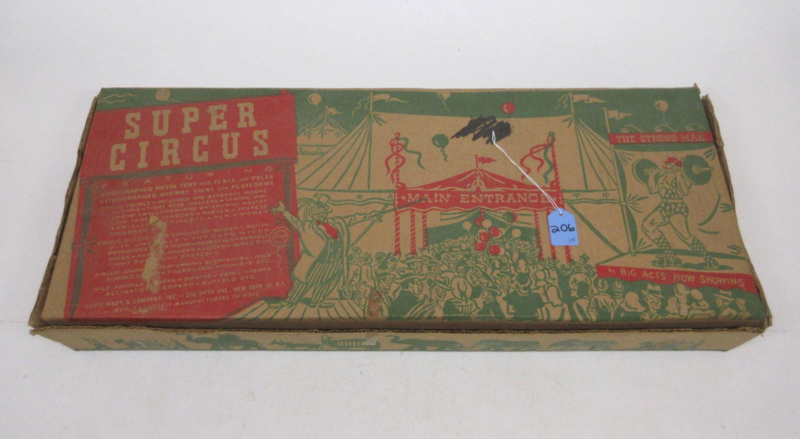 MARX SUPER CIRCUS PLAYSET UNBUILT IN OB (1 of 1)