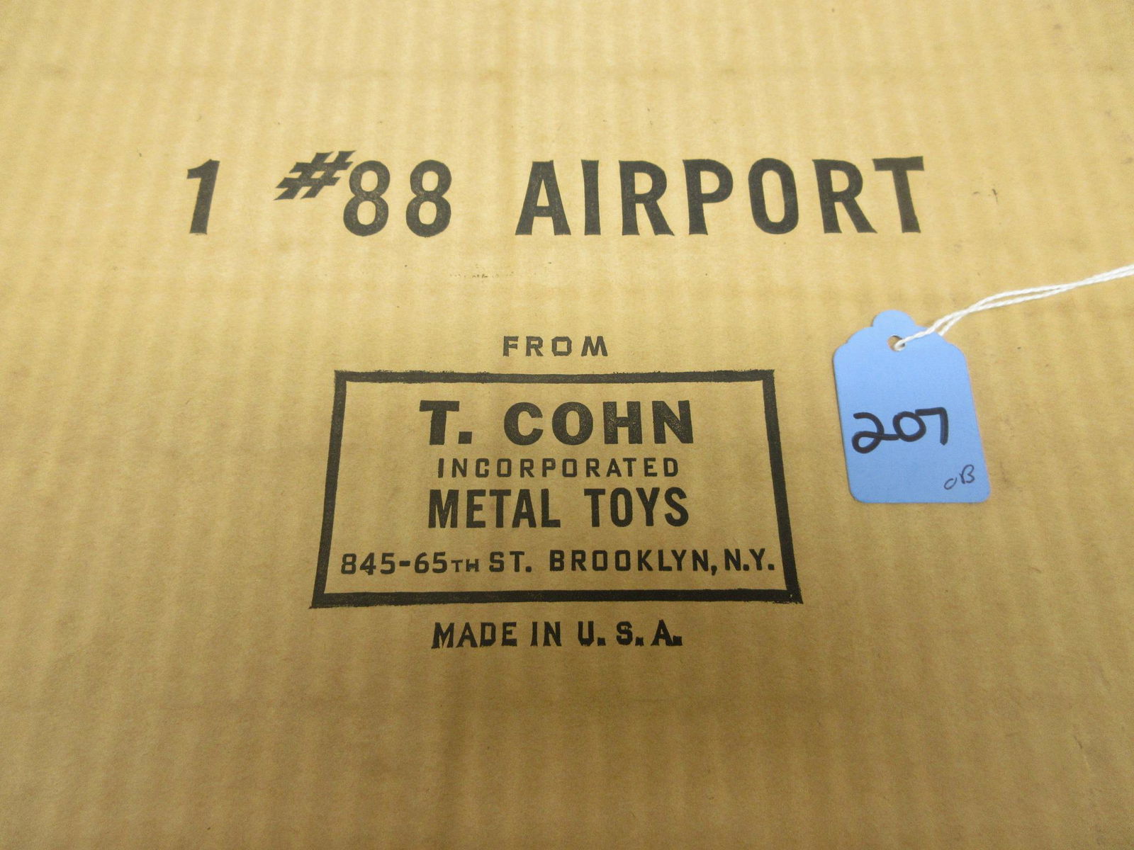 T. COHN TIN LITHO #88 AIRPORT PLAY SET OB (1 of 1)