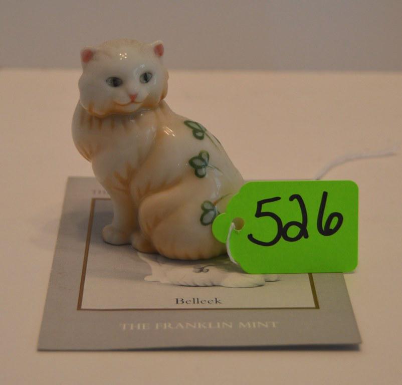 FRANKLIN MINT - CURIO CABINET CAT COLLECTION (1 of 1)