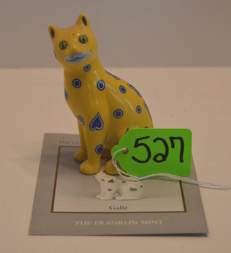 FRANKLIN MINT - CURIO CABINET CAT COLLECTION (1 of 1)