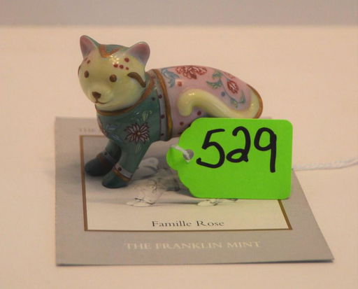 Franklin Mint Curio Cabinet Cat Nov 21 2019 Cabin Fever