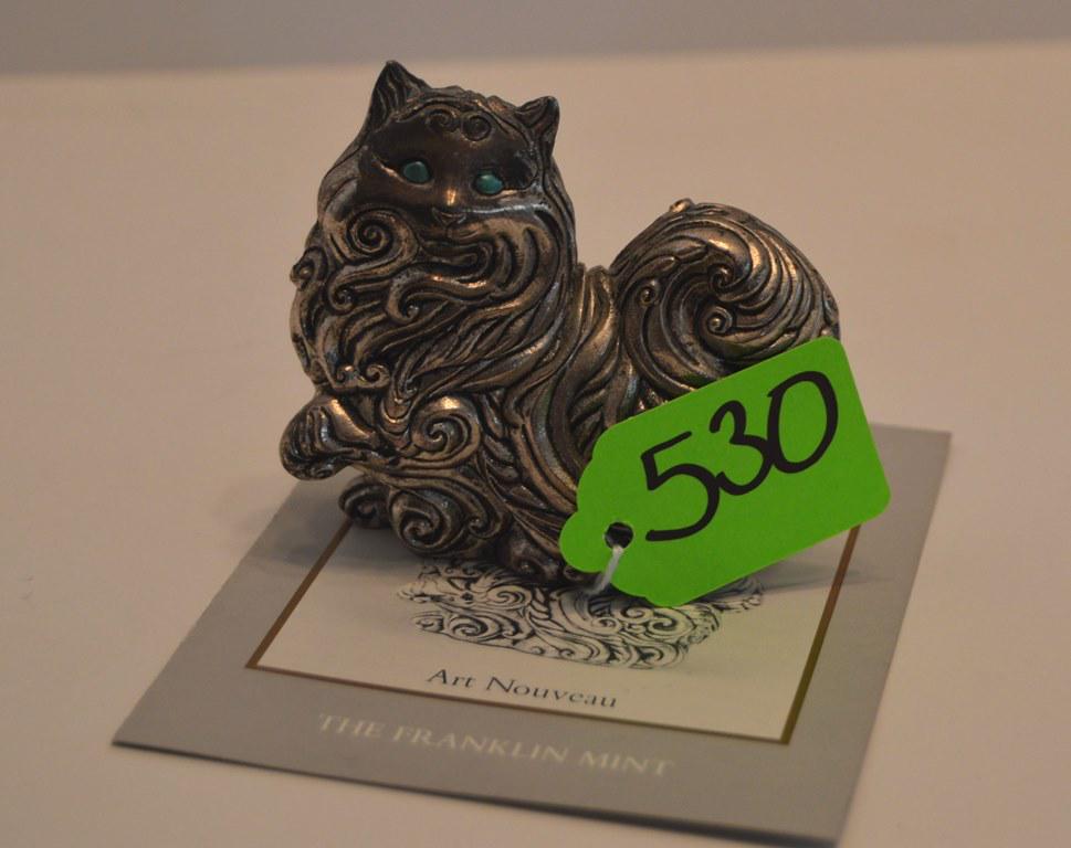 FRANKLIN MINT - CURIO CABINET CAT COLLECTION (1 of 1)