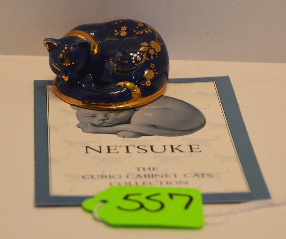 FRANKLIN MINT - THE CURIO CABINET CATS COLLECTION (1 of 1)