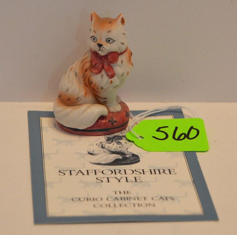 FRANKLIN MINT - THE CURIO CABINET CATS COLLECTION (1 of 1)