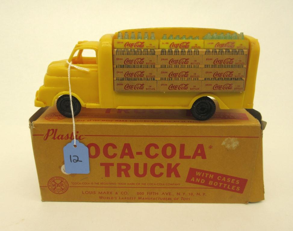 MARX 12" PLASTIC COCA COAL TRUCK - PARTIAL OB (1 of 3)