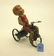 MARX "WONDER CYCLIST" TRICYCLE WIND-UP TOY - LEG NEEDS - 2
