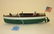 TIN SHIP TOY - APPROX 10" IN LENGTH