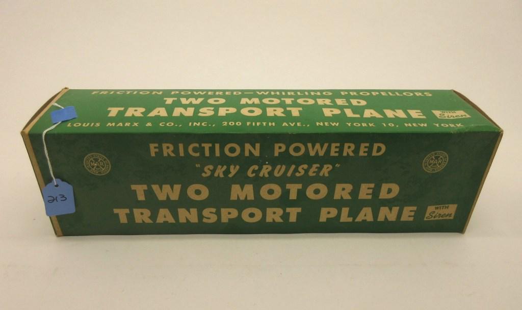 MARX SKY CRUISER TWO MOTORED STRANSPORT PLANE - (1 of 3)