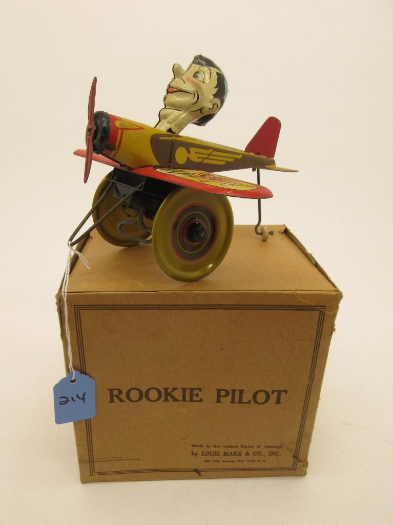 MARX ROOKIE PILOT TIN WIND-UP OB (1 of 3)