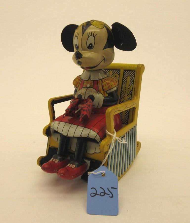 MARX ROCKING MINNIE MOUSE WIND-UP (1 of 3)