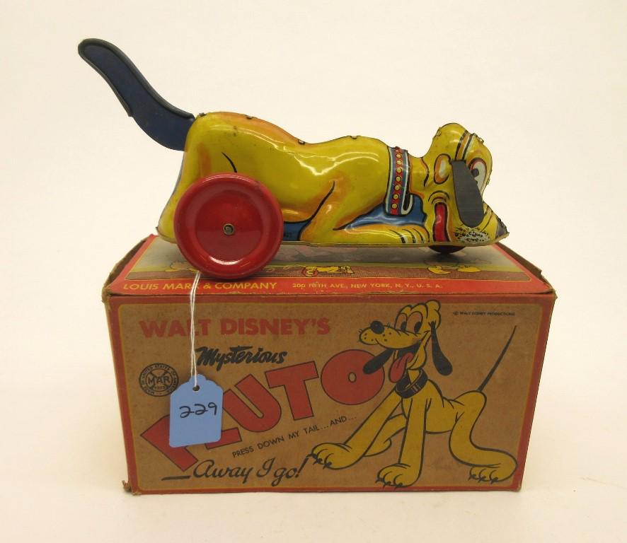 MARX DISNEY "MYSTERIOUS PLUTO" WIND-UP OB (1 of 3)