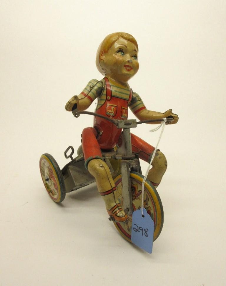 UNIQUE TOY KIDDY CYCLIST WIND-UP (1 of 6)