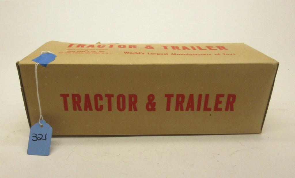 MARX TRACTOR & TRAILER SET UNOPENED BOX (1 of 4)