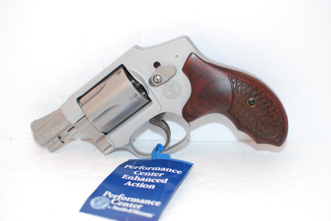 Brand New S&W 642 PERFORMANCE CENTER 38 SPL 1.875" 5-RD REVOLVER: Brand New S&W 642 PERFORMANCE CENTER 38 SPL 1.875" 5-RD REVOLVERPerformance Center by Smith & Wesson - Where fit meets performance. From hand-cutting and fitting to precise fine-tuning, Performance Ce