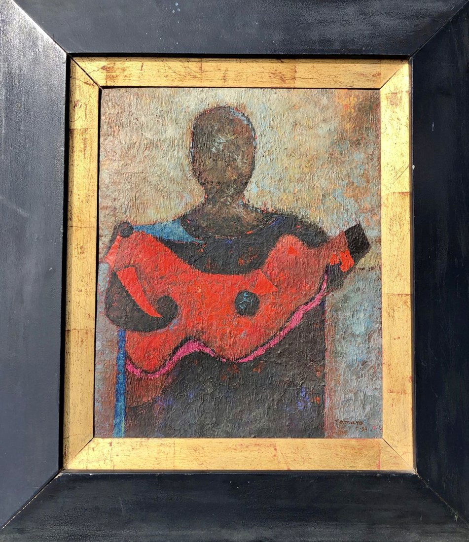 Ruffino Tamayo Oil on canvas 51''x18'' in the style of (1 of 9)