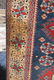 Blue Kazak style Oriental area rug - 3'2" x 5'9" - - 2
