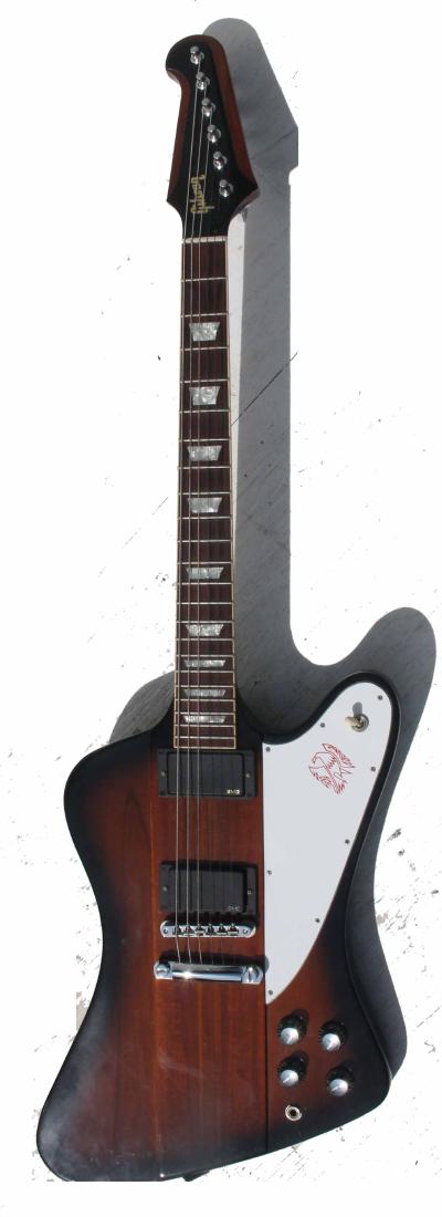 Gibson Firebird 5 guitar in case: Gibson Firebird 5 guitar in case