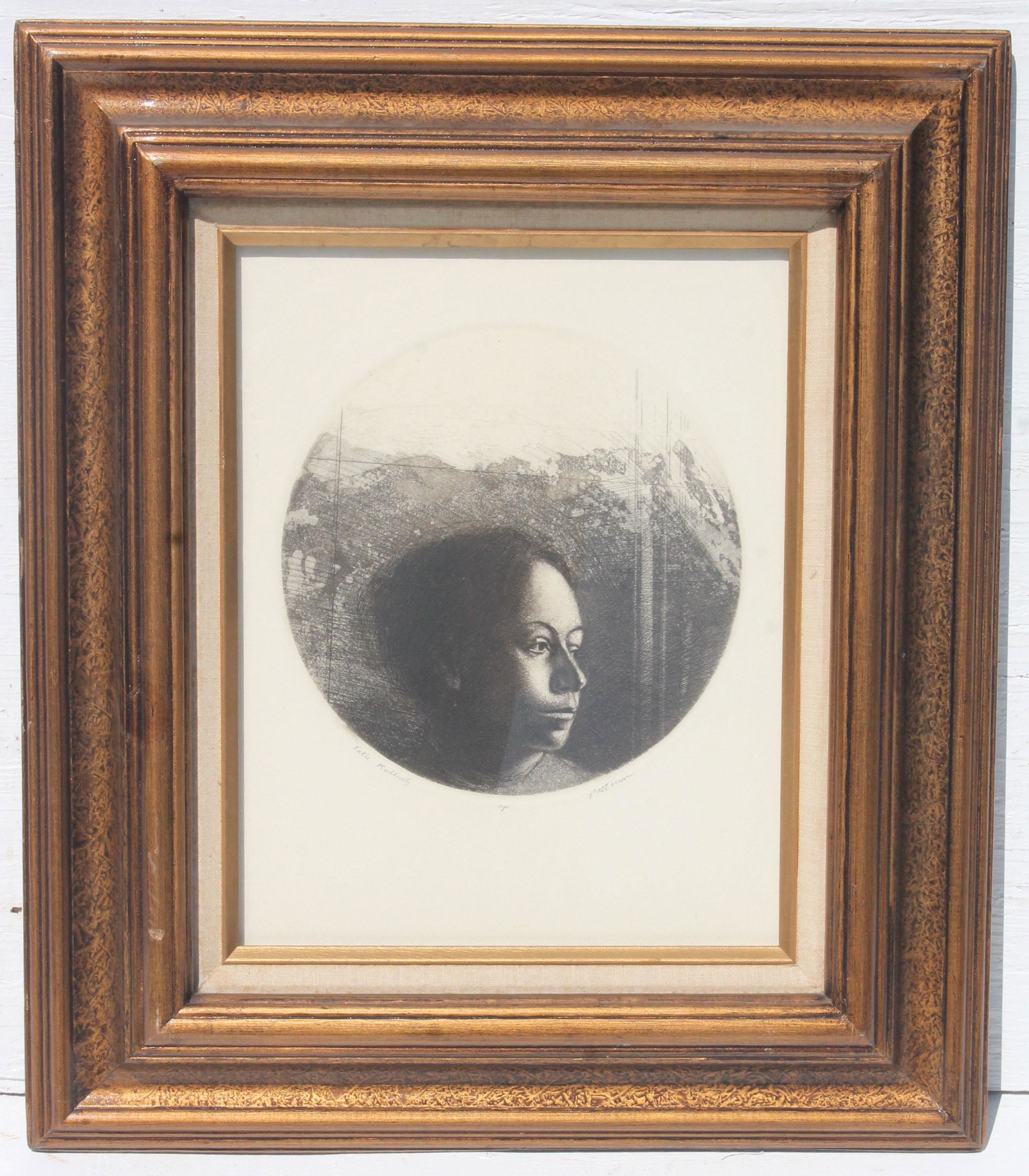 signed Kathe Kollwitz artist proof - 13 1/2" x 10 1/2": signed Kathe Kollwitz artist proof - 13 1/2" x 10 1/2" sight size