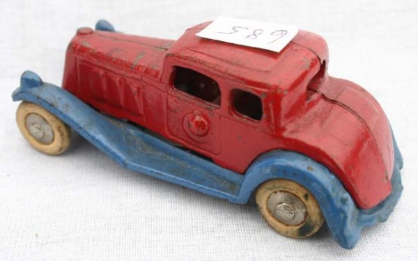 Kilgore cast iron Graham coupe 4" long - 2