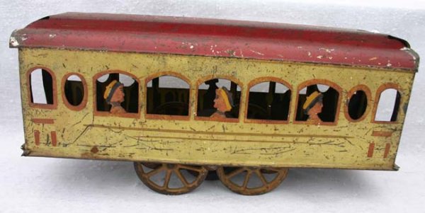 Dayton trolley car hill climber 13" long 3 passe - 2